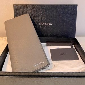 Prada wallet Portaf.Verticale in Marmo+Azzuro see picture